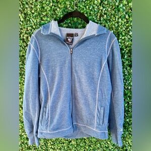 Women's Kuhl Full Zip Knit Moongazer Hoodie Sweatshirt Hiking Jacket Sz Small